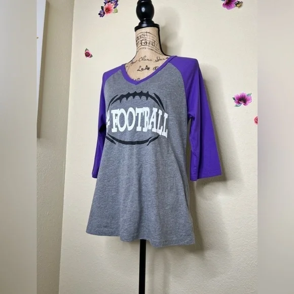 Football 3/4 Length Sleeve Shirt - Picture 5 of 11